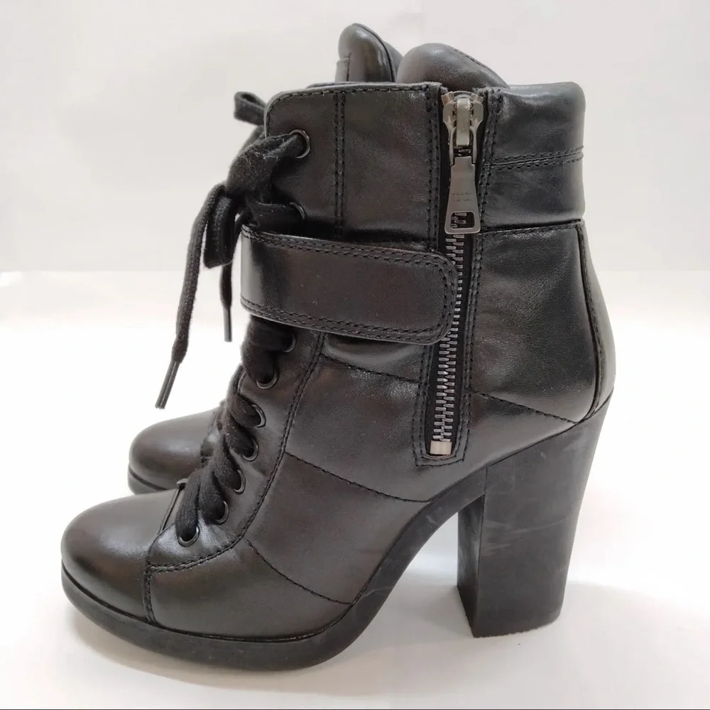 Prada Leather Ankle Boots - Picture 4 of 8